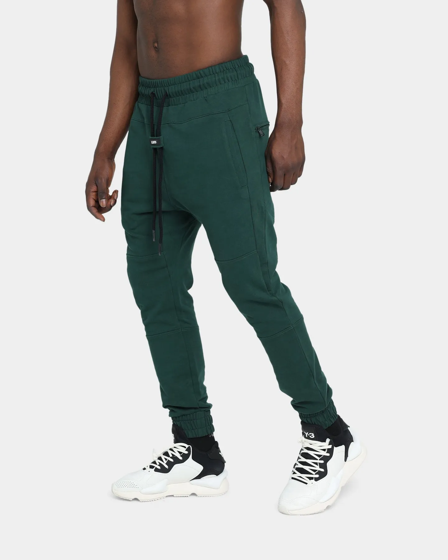 The Anti Order Non Money Sweat Pant Forest Green/White