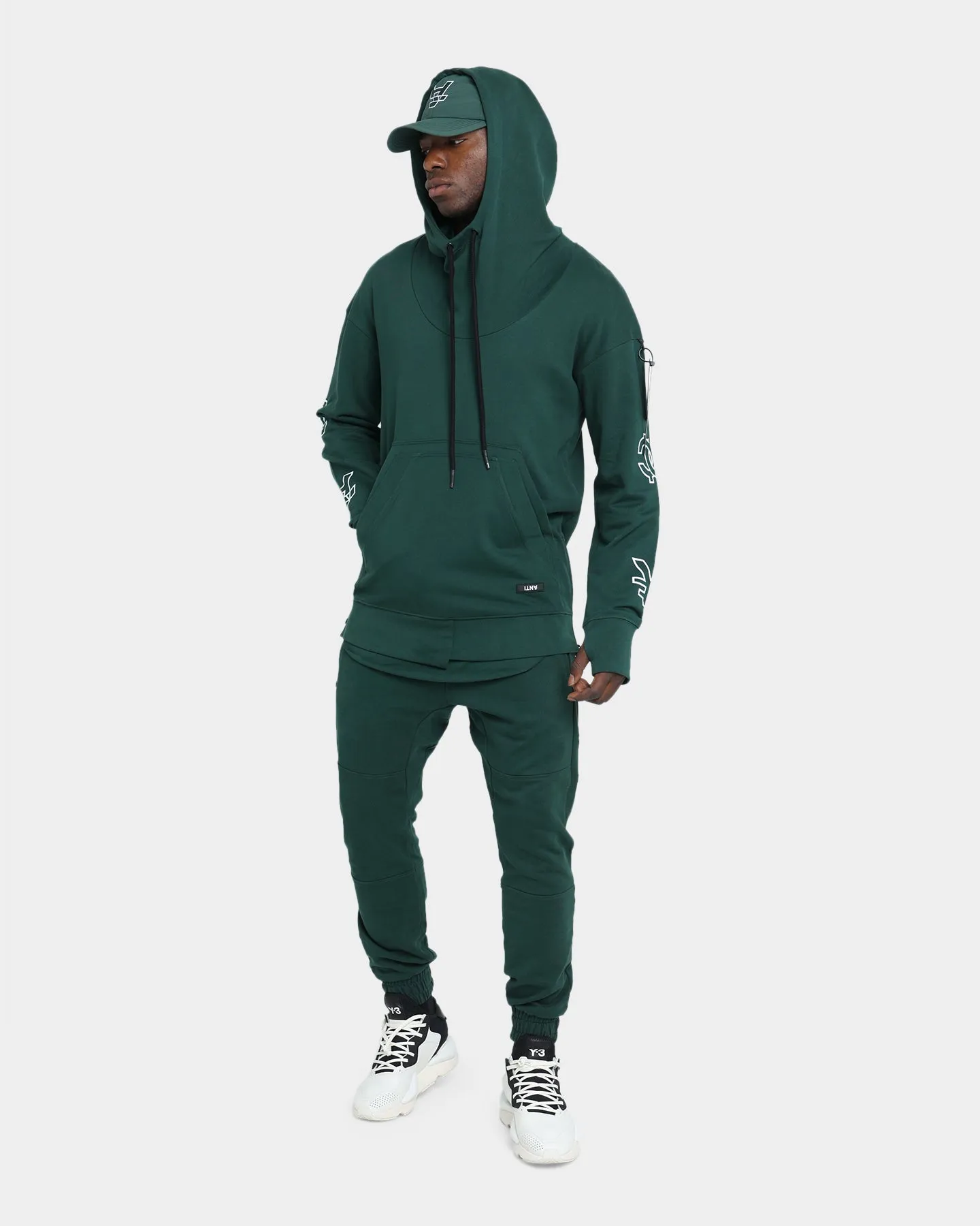 The Anti Order Non Money Sweat Pant Forest Green/White