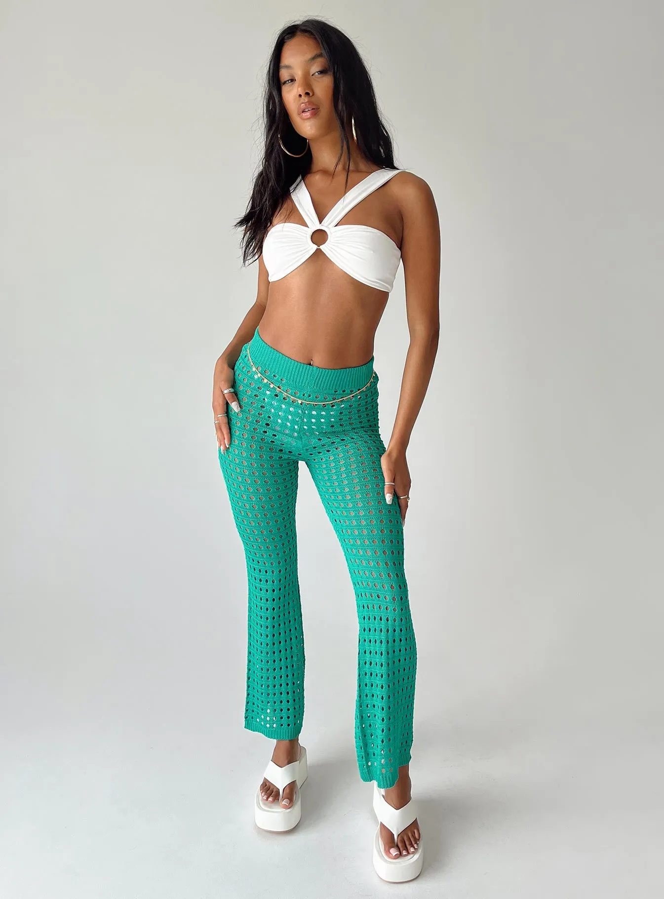 The Ava Pants Green