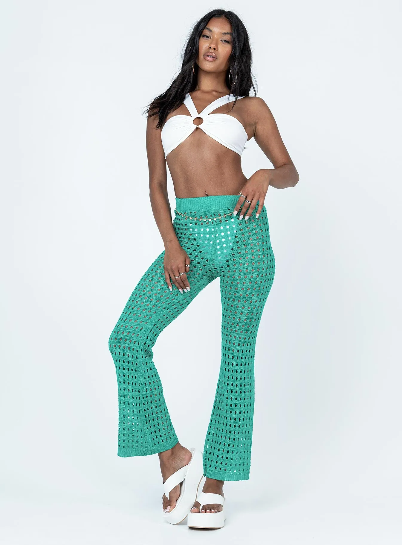 The Ava Pants Green