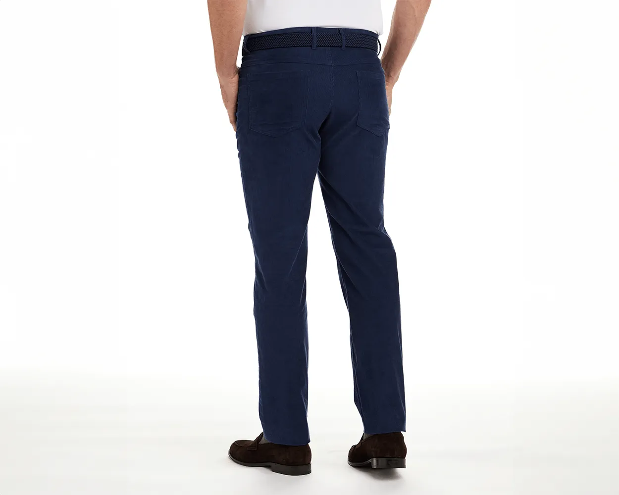 The Baxter Pant: Navy 34" Length