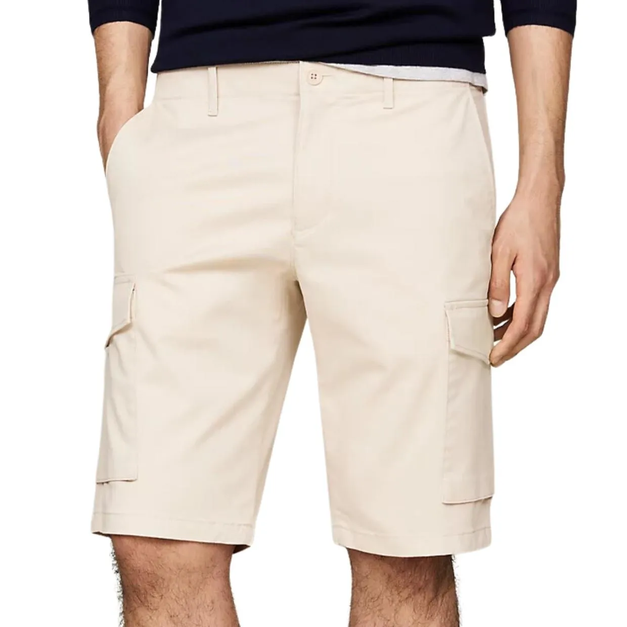 Tommy Hilfiger John Cargo Bleached Stone Shorts