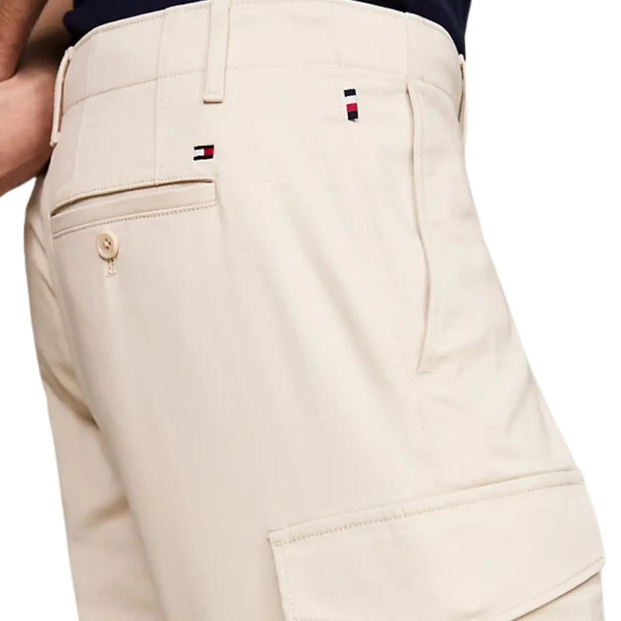 Tommy Hilfiger John Cargo Bleached Stone Shorts