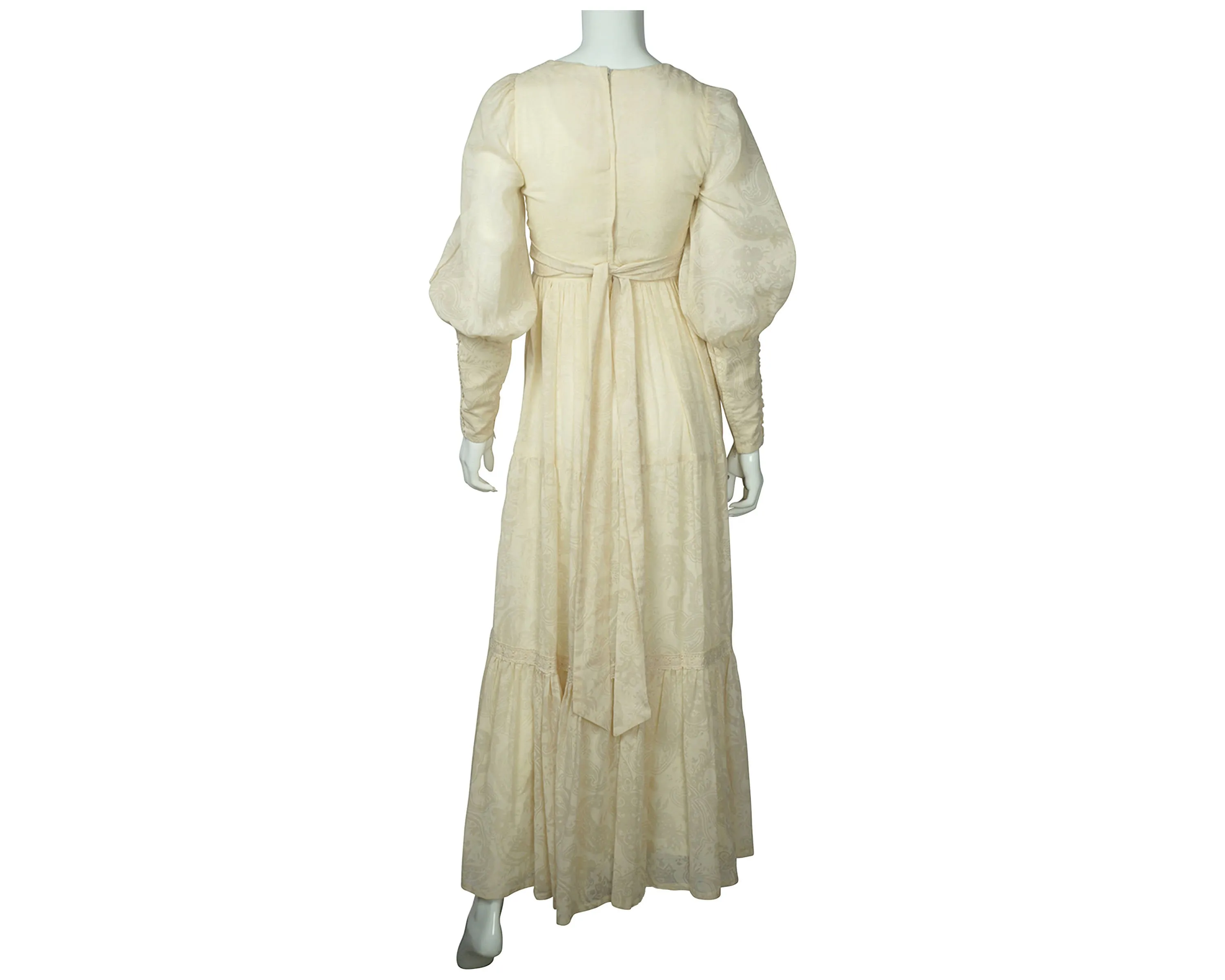 Vintage 1970s Gunne Sax Dress Boho Romantic Jessica McClintock San Francisco M