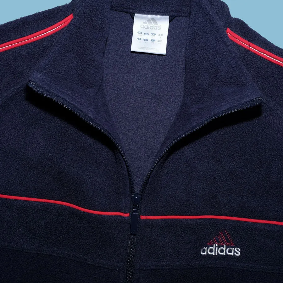 Vintage adidas Fleece Jacket Large / XLarge