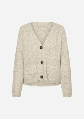 VM Boom LS V-Neck Button Cardigan Birch