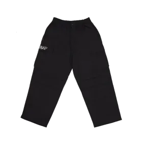 Void : Wide Fit Cargo Pants Black