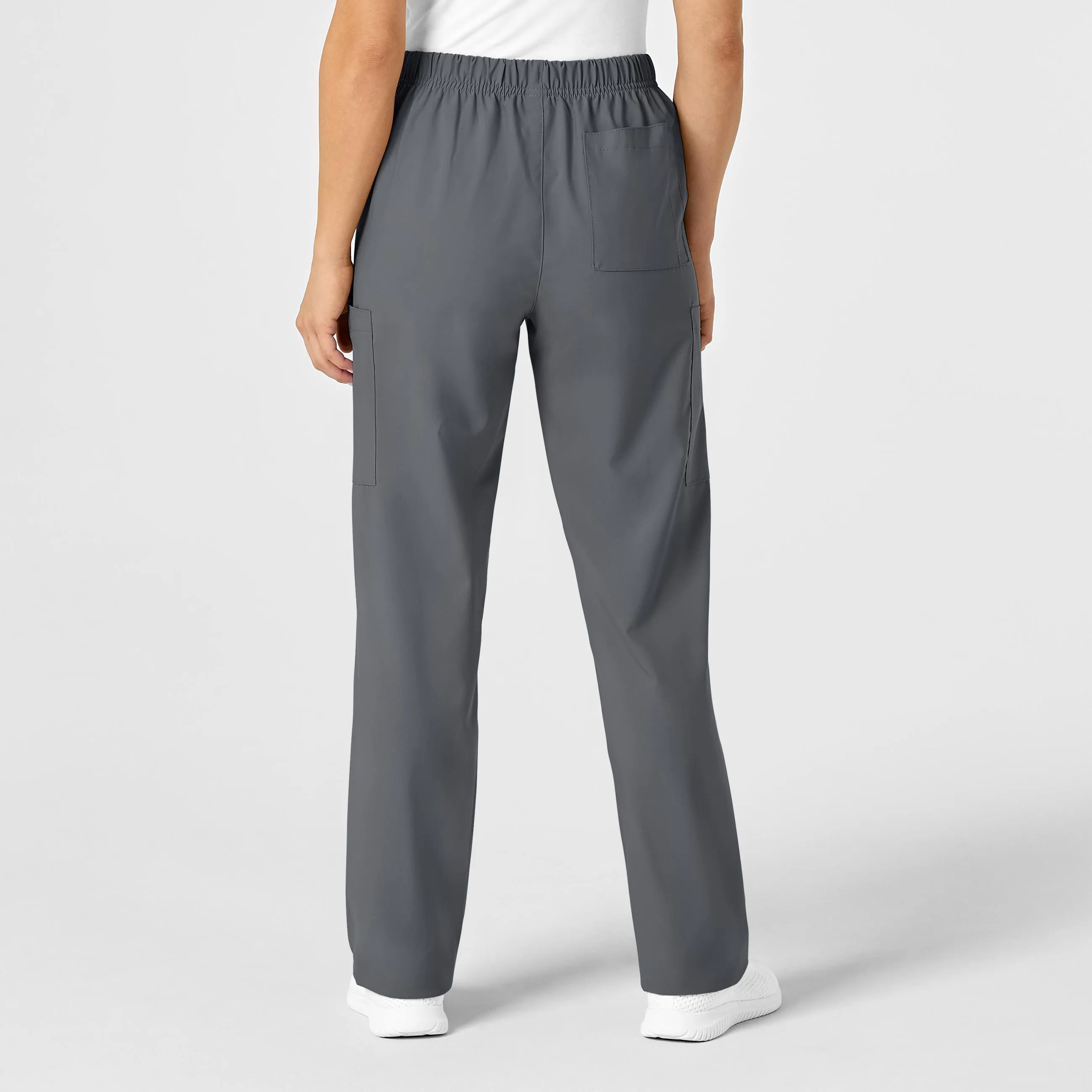 W123 Unisex Multi-Cargo Scrub Pant - Pewter