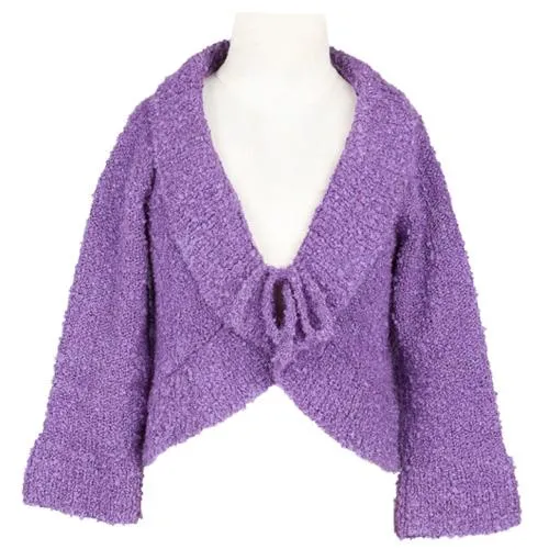 Warm Children's Tie Top Cardigan Sweater