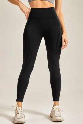 Wide Waistband Long Active Pants