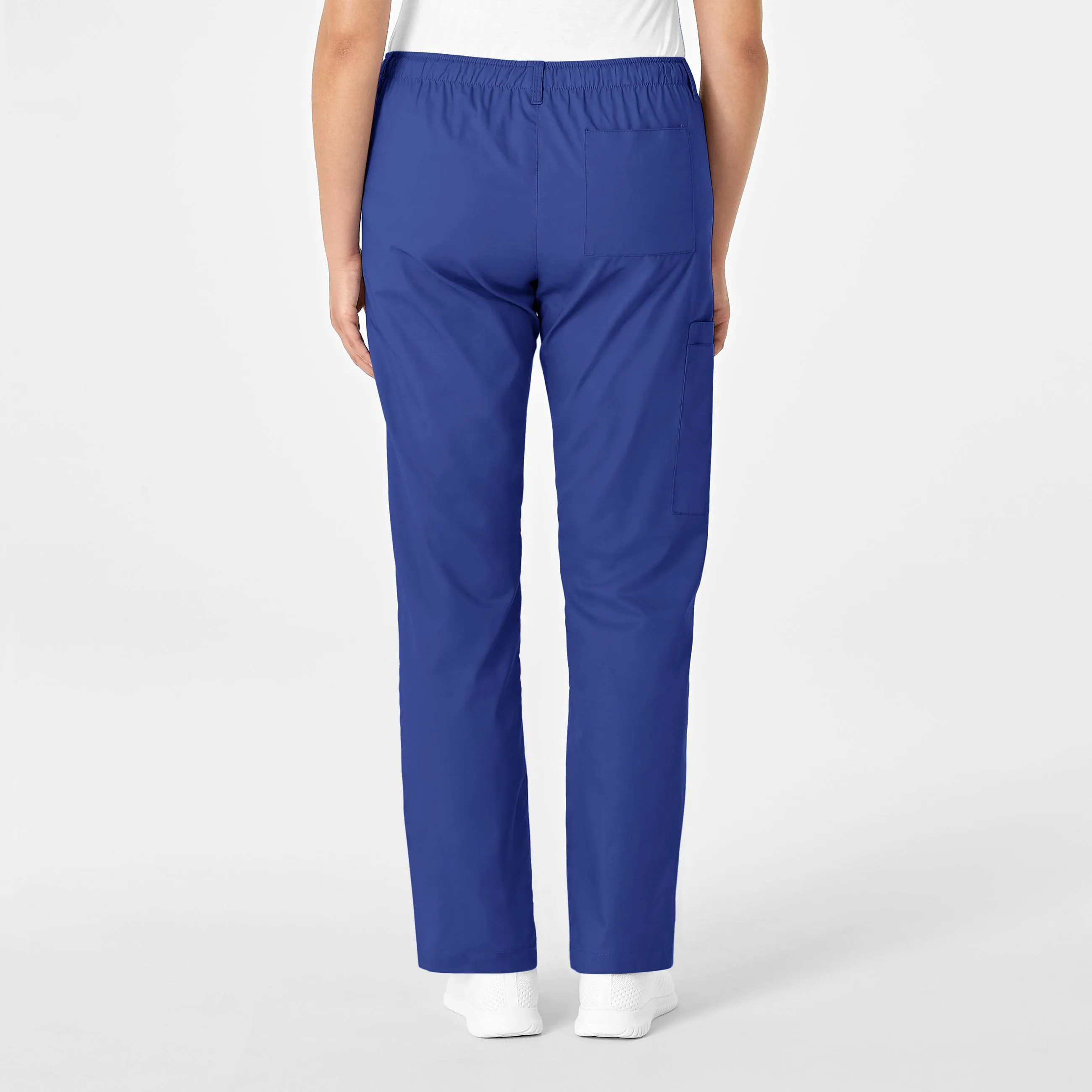 WonderWORK Women's Straight Leg Cargo Scrub Pant - Galaxy Blue