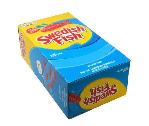 Wrapped Swedish Fish Soft & Chewy Candy