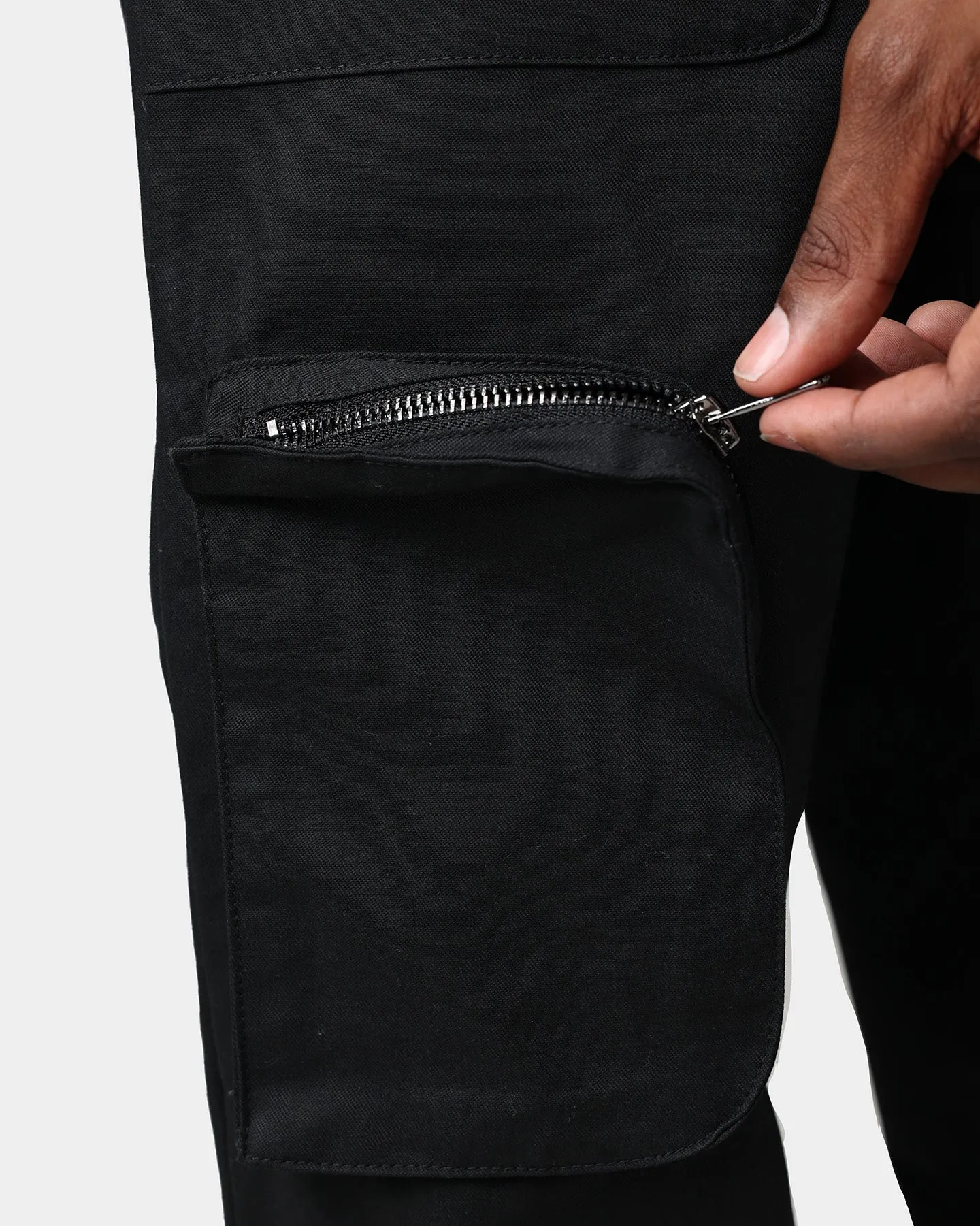 XXIII Henry Zip Cargo Pants Black