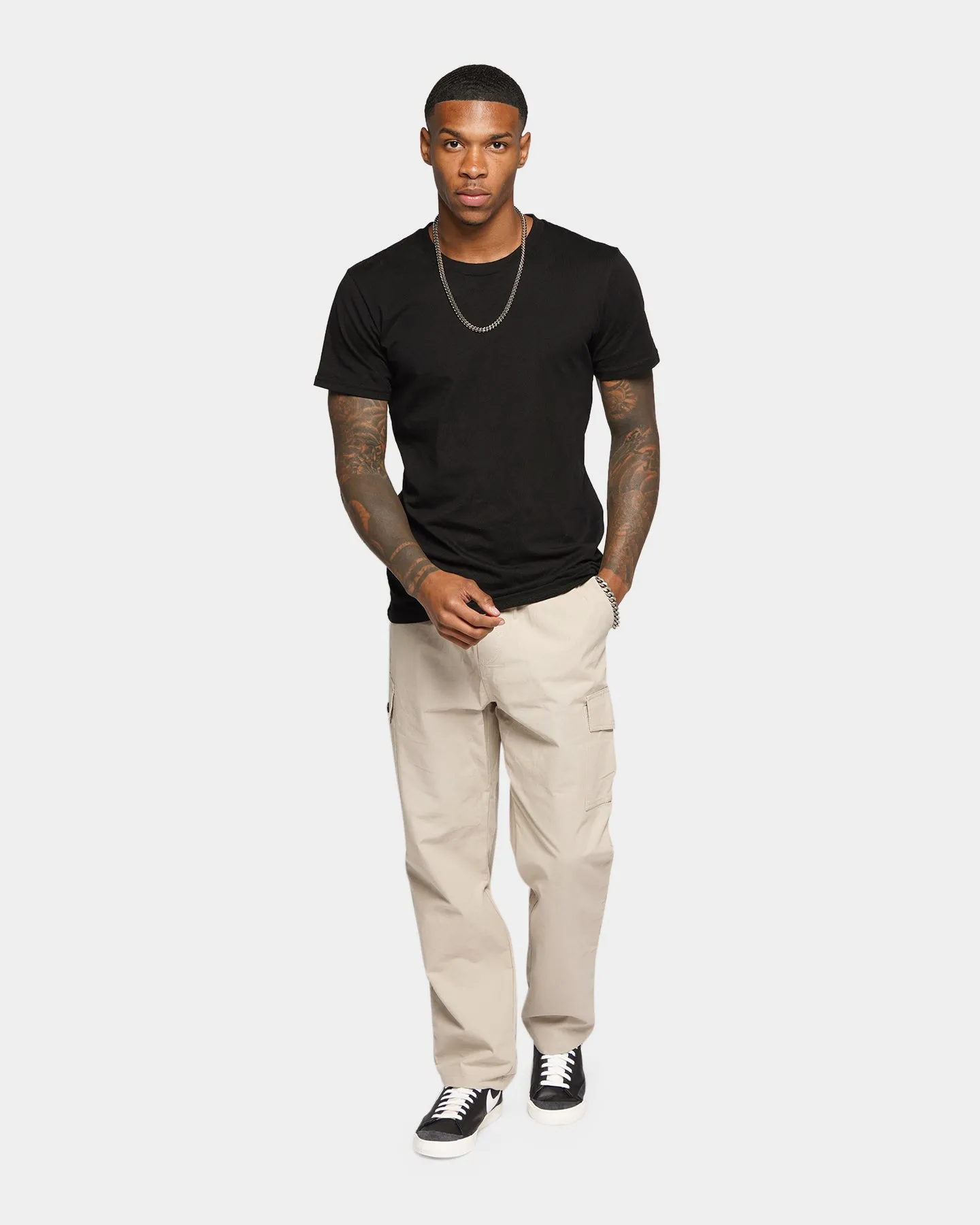 XXIII Vito Wide Leg Cargo Pants Grey