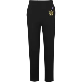 Yahuah-Name Above All Names 03-01 Royal Designer Champion® Men's Fleece Open Bottom Joggers (Black/Navy)