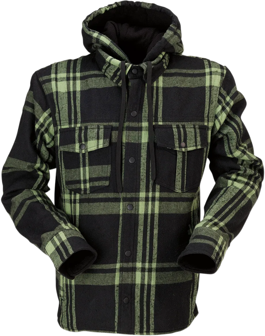 Z1R Timber Flannel Shirt - Olive/Black - 4XL 2820-5331