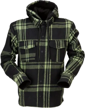 Z1R Timber Flannel Shirt - Olive/Black - 4XL 2820-5331