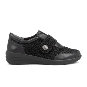 Ziera Nicky Slip On (Women) - Black Leopard Multi Leather